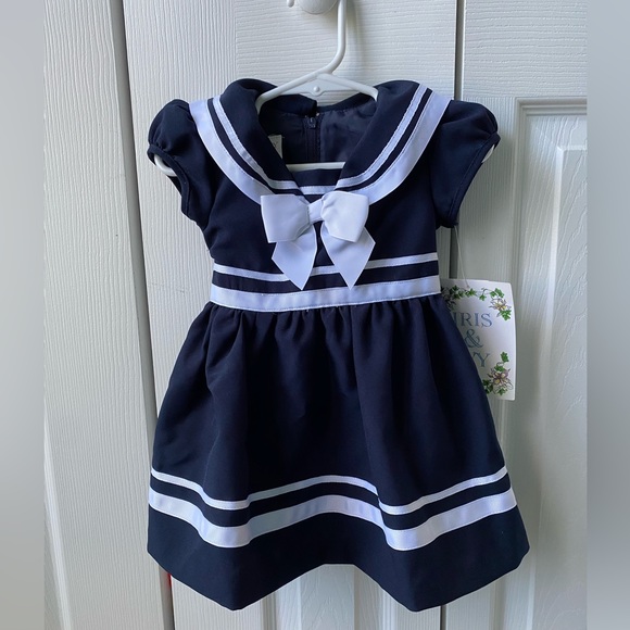 Adorable Iris & Ivy Baby Girl Dress NWT Size 12 Months - Picture 1 of 5